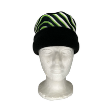 Load image into Gallery viewer, Green Zebra Fleece Hat