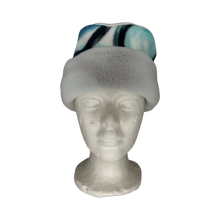 Load image into Gallery viewer, Teal Circles Fleece Hat