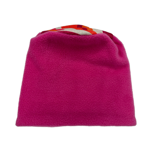 Pink Heart Fleece Hat