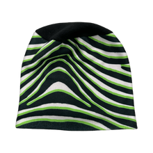 Load image into Gallery viewer, Green Zebra Fleece Hat