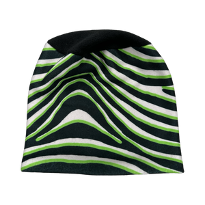 Green Zebra Fleece Hat