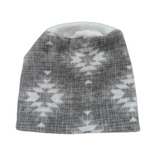 Load image into Gallery viewer, Grey Aztec Fleece Hat