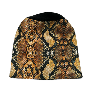 Snake Skin Fleece Hat