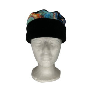 Colorful Swirls Fleece Hat