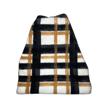 Load image into Gallery viewer, Tan Plaid Fleece Hat