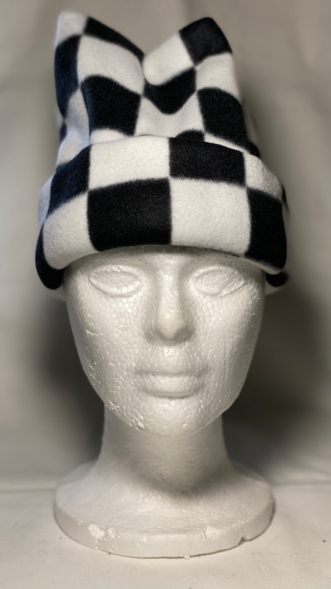 Checkered Fleece Hat