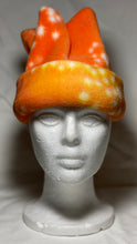 Load image into Gallery viewer, Orange Stars Fleece Hat
