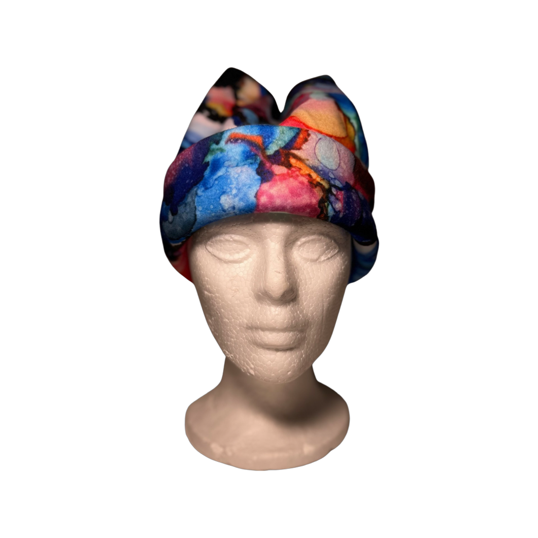 Watercolors Fleece Hat