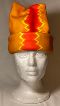 Load image into Gallery viewer, Orange Fire Fleece Hat