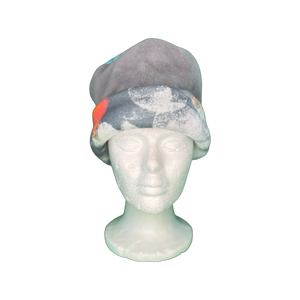 Grey Painting Fleece Hat