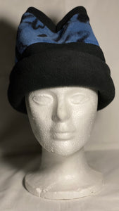 Black n Blue Fleece Hat