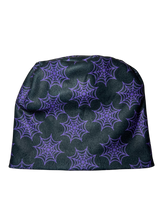 Load image into Gallery viewer, Purple Webs Fleece Hat