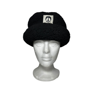 Gnarly x Clique Black Plush Fleece Hat