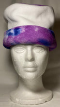 Load image into Gallery viewer, Purple Dye/White CT Fleece Hat