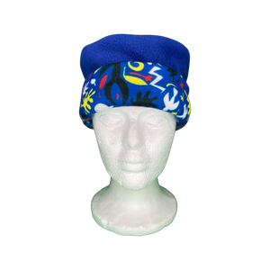 Blue Art Fleece Hat