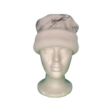 Load image into Gallery viewer, White Marble Fleece Hat