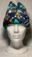 Load image into Gallery viewer, Navy Aztec Fleece Hat