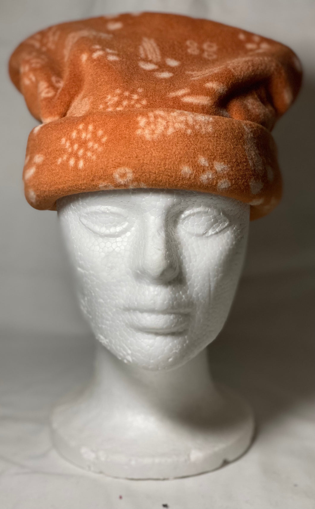 Burnt Orange Streamliner Fleece Hat