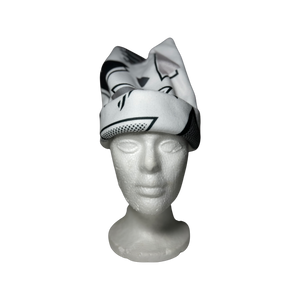 B&W Triangles Fleece Hat