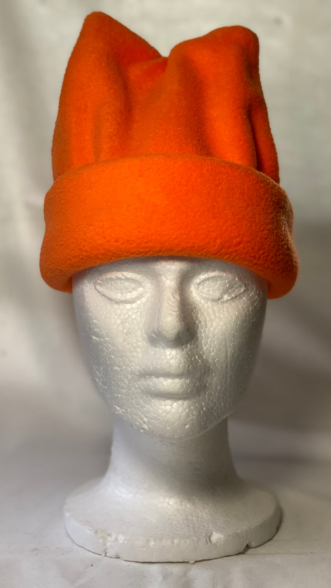 Bright Orange Fleece Hat
