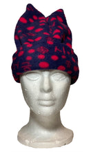 Load image into Gallery viewer, Red Dotty Fleece Hat
