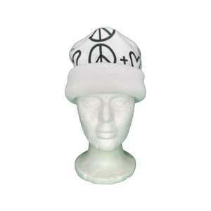 Peace & Love Fleece Hat