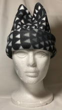 Load image into Gallery viewer, Black Triangles Fleece Hat