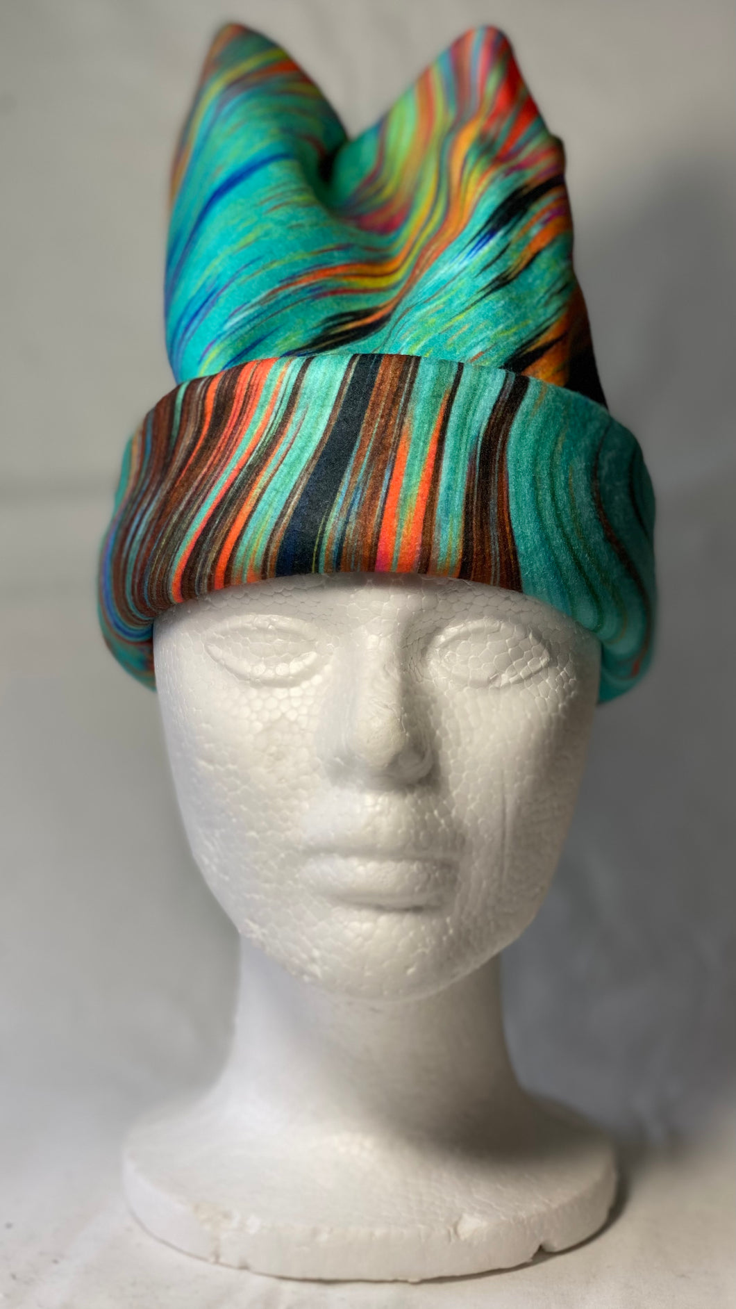 Abstract Painting Fleece Hat