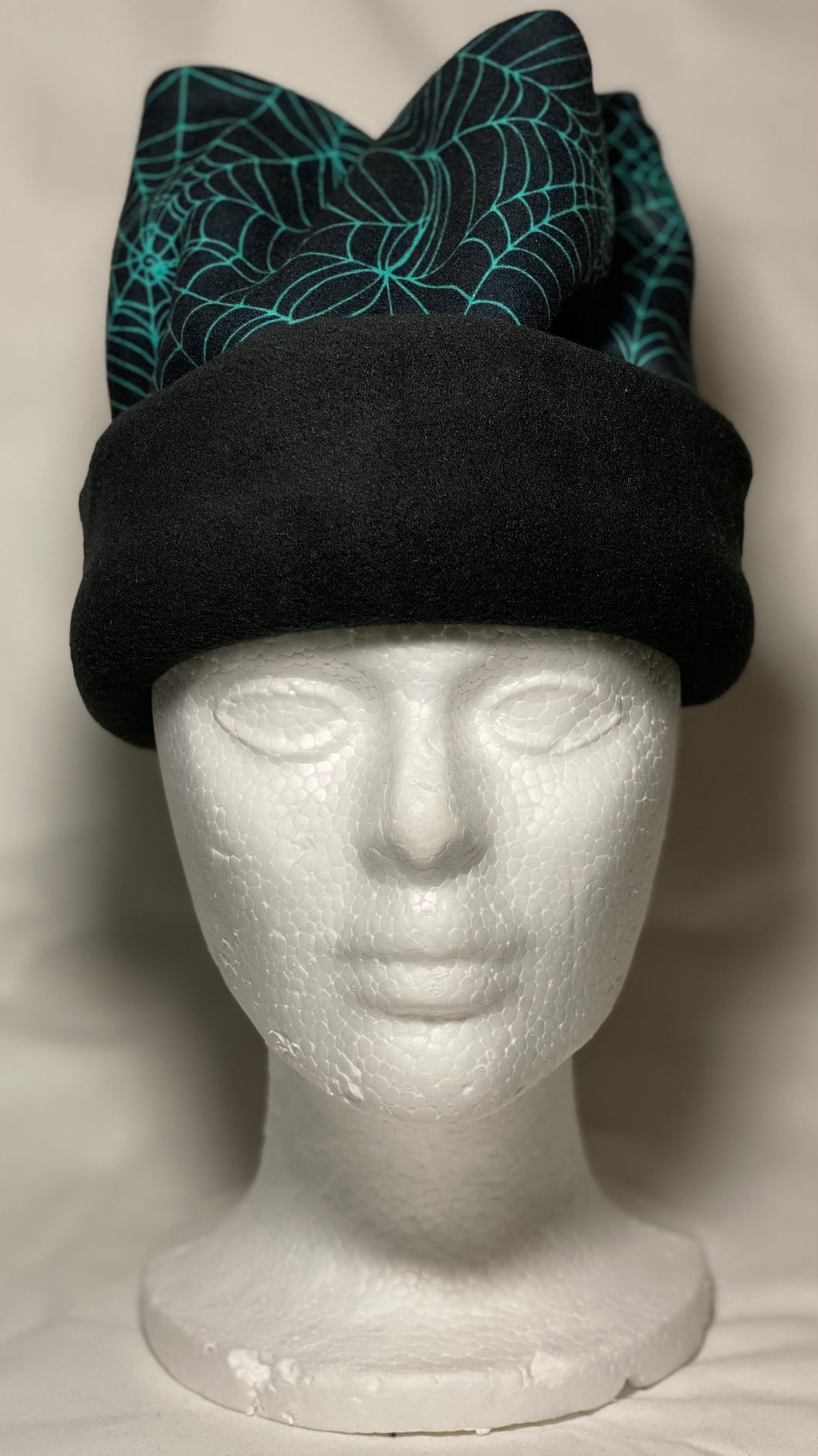 Turquoise Web Fleece Hat