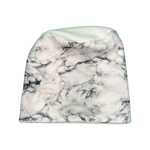 White Marble Fleece Hat