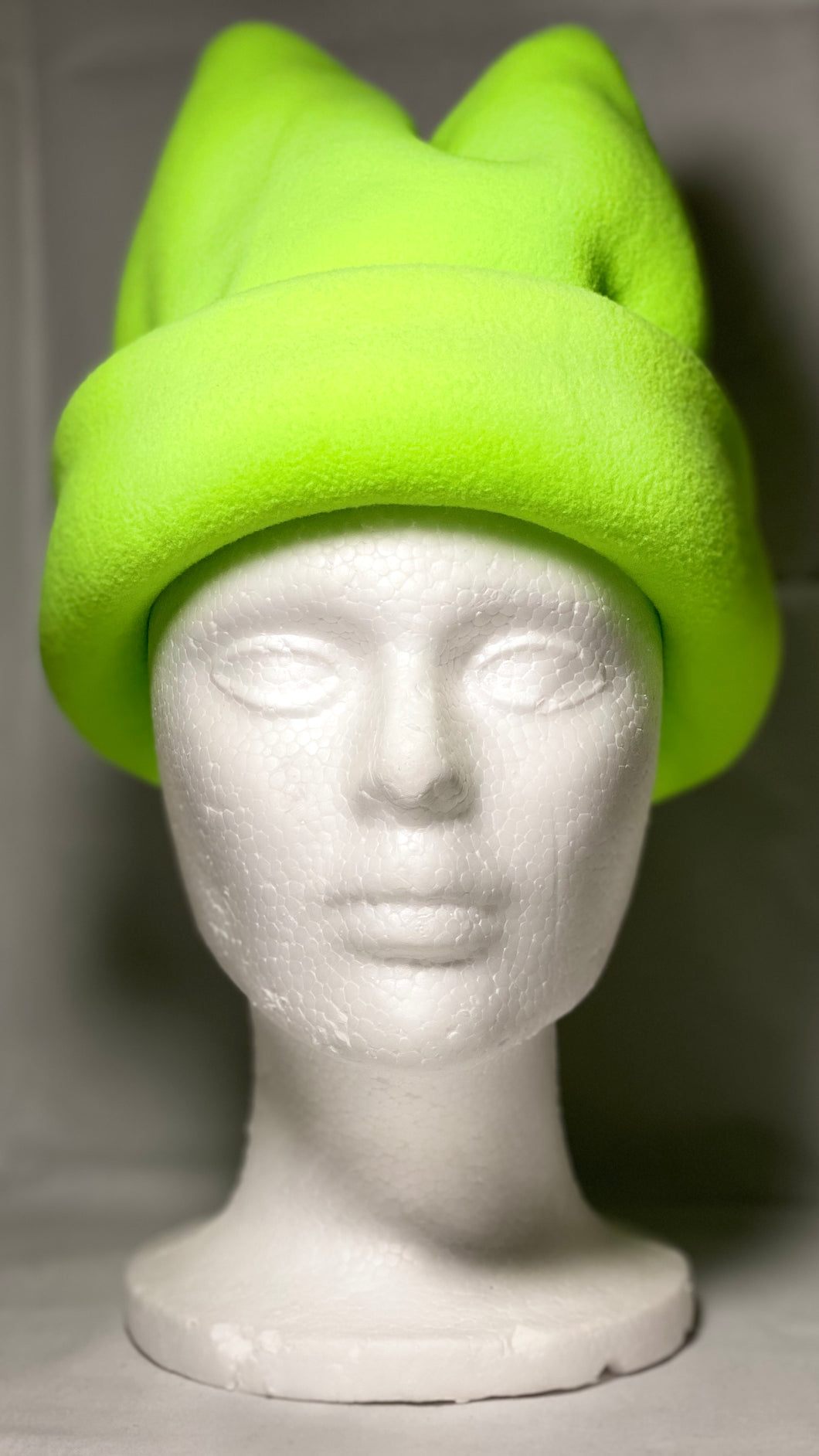 Lime Green Fleece Hat