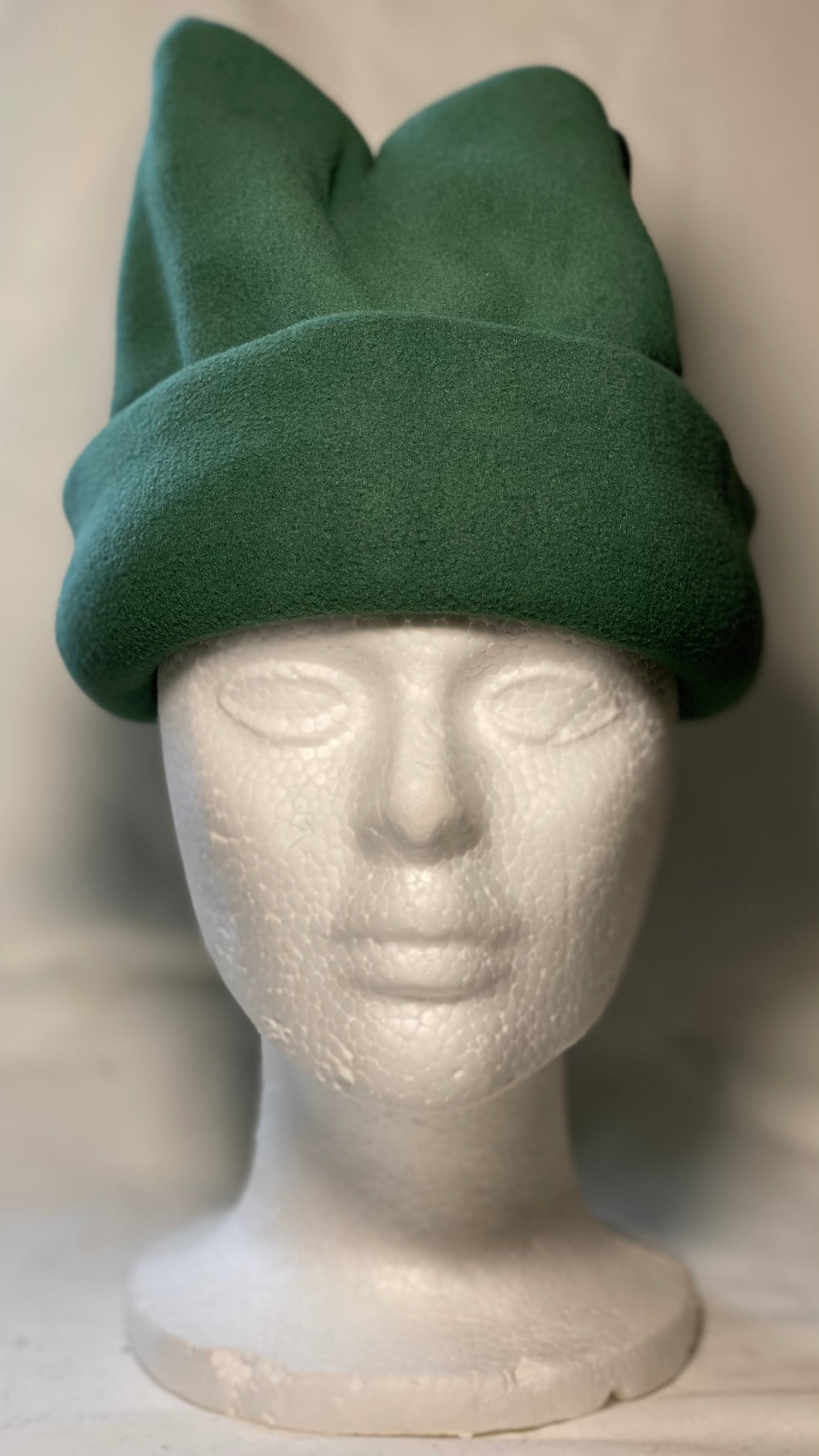 Dark Green Fleece Hat