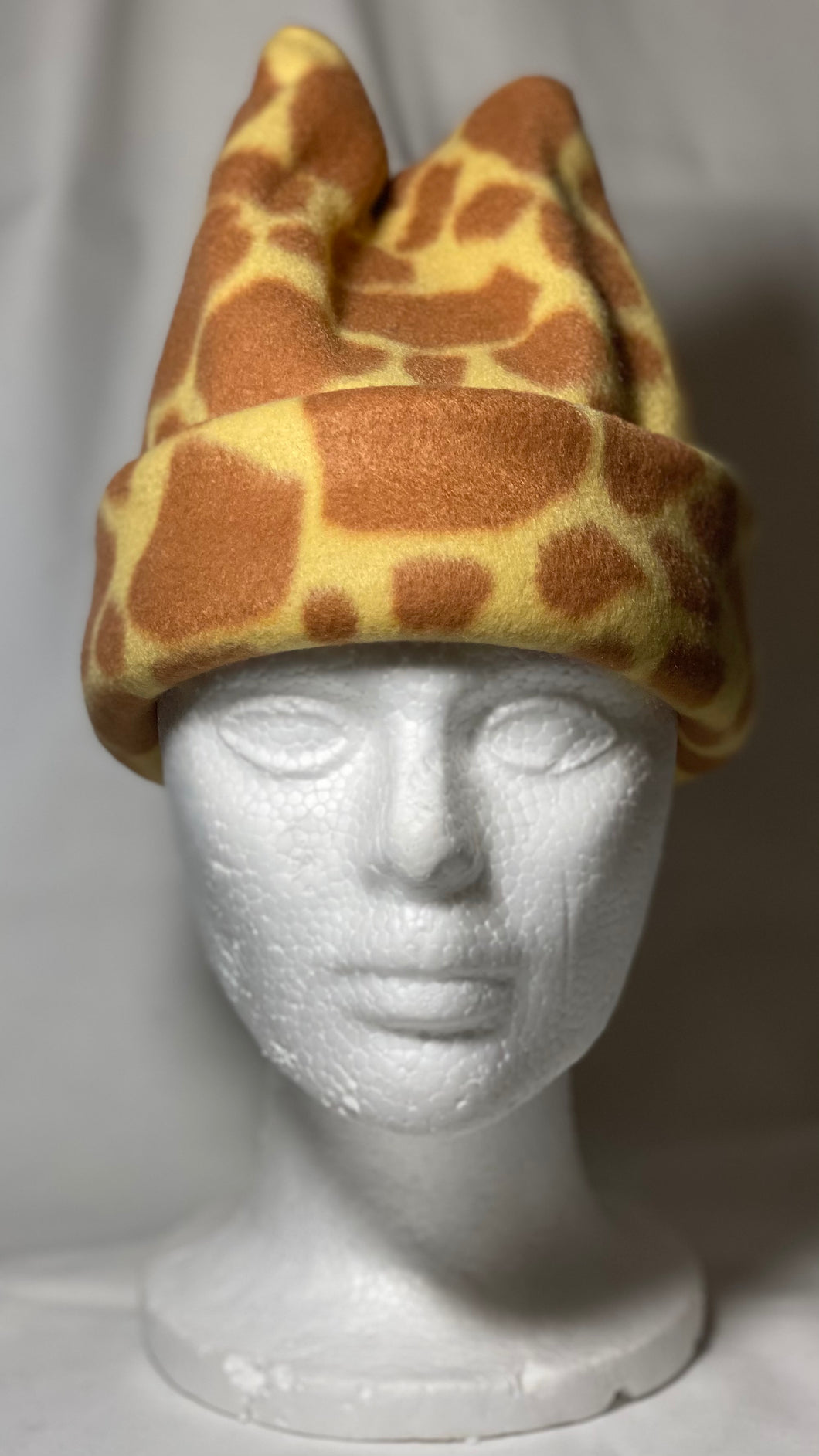 Giraffe Fleece Hat