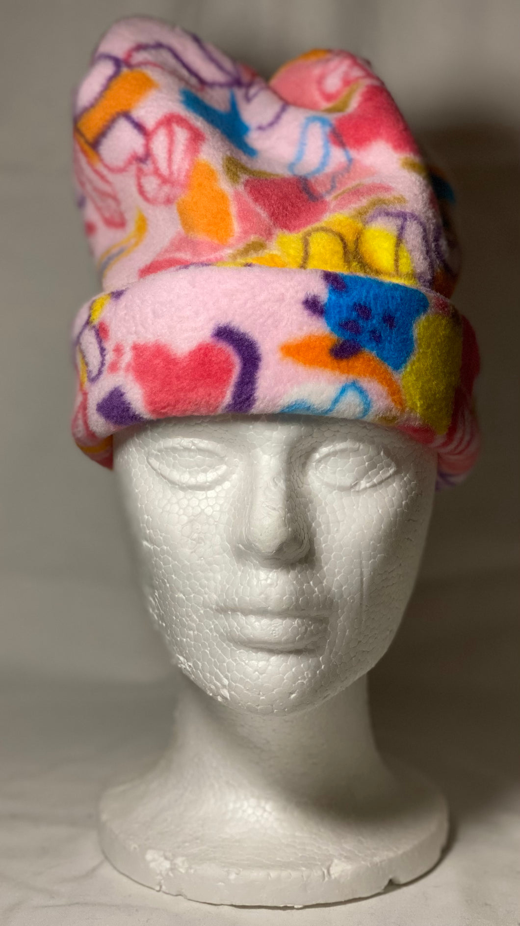 Pink Lines Streamliner Fleece Hat