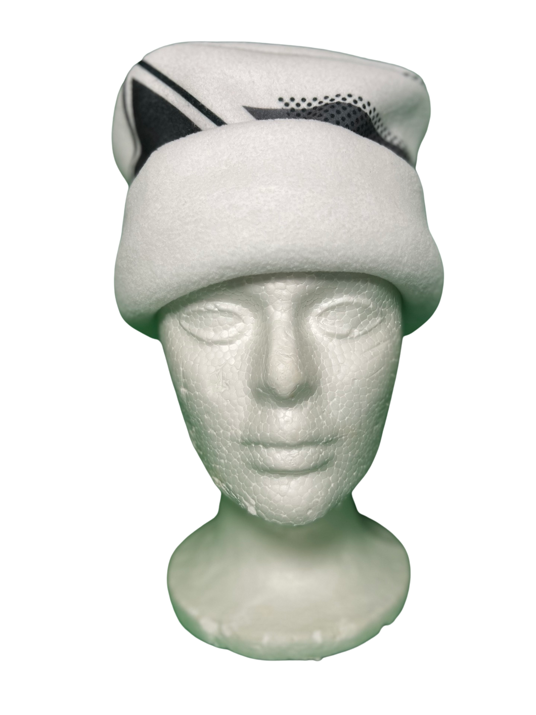 Triangles on white Fleece Hat