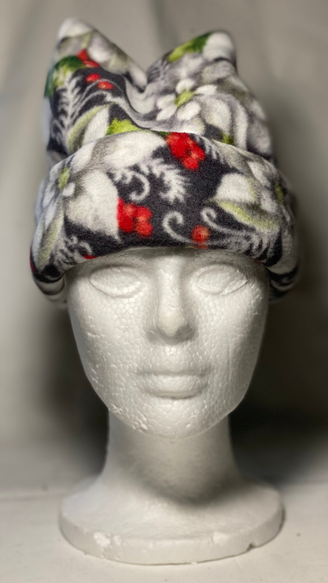 Fully Flowered Fleece Hat