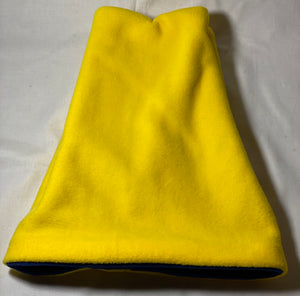 Yellow/Navy Fold Fleece Hat