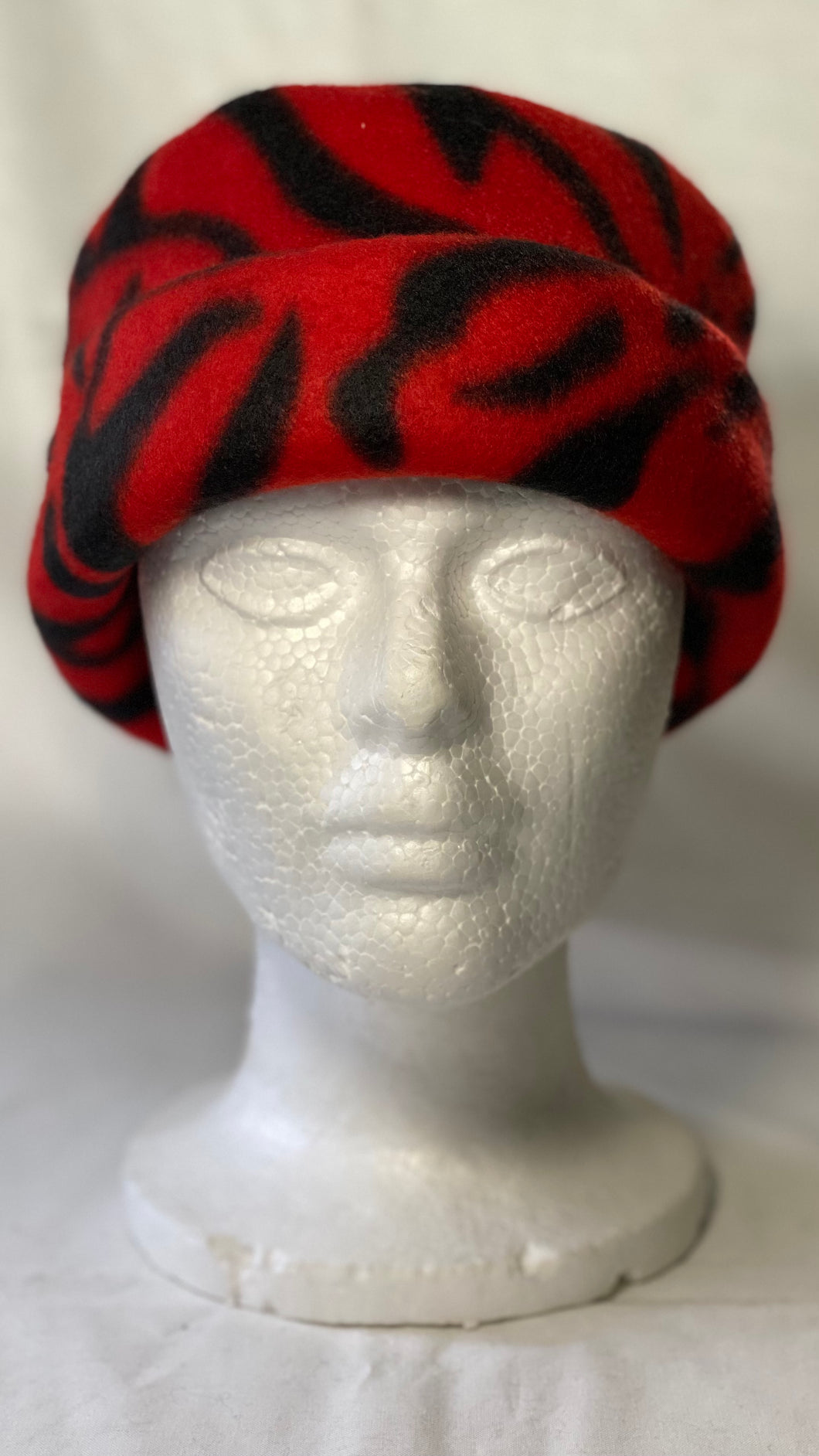 Red Zebra CT Fleece Hat