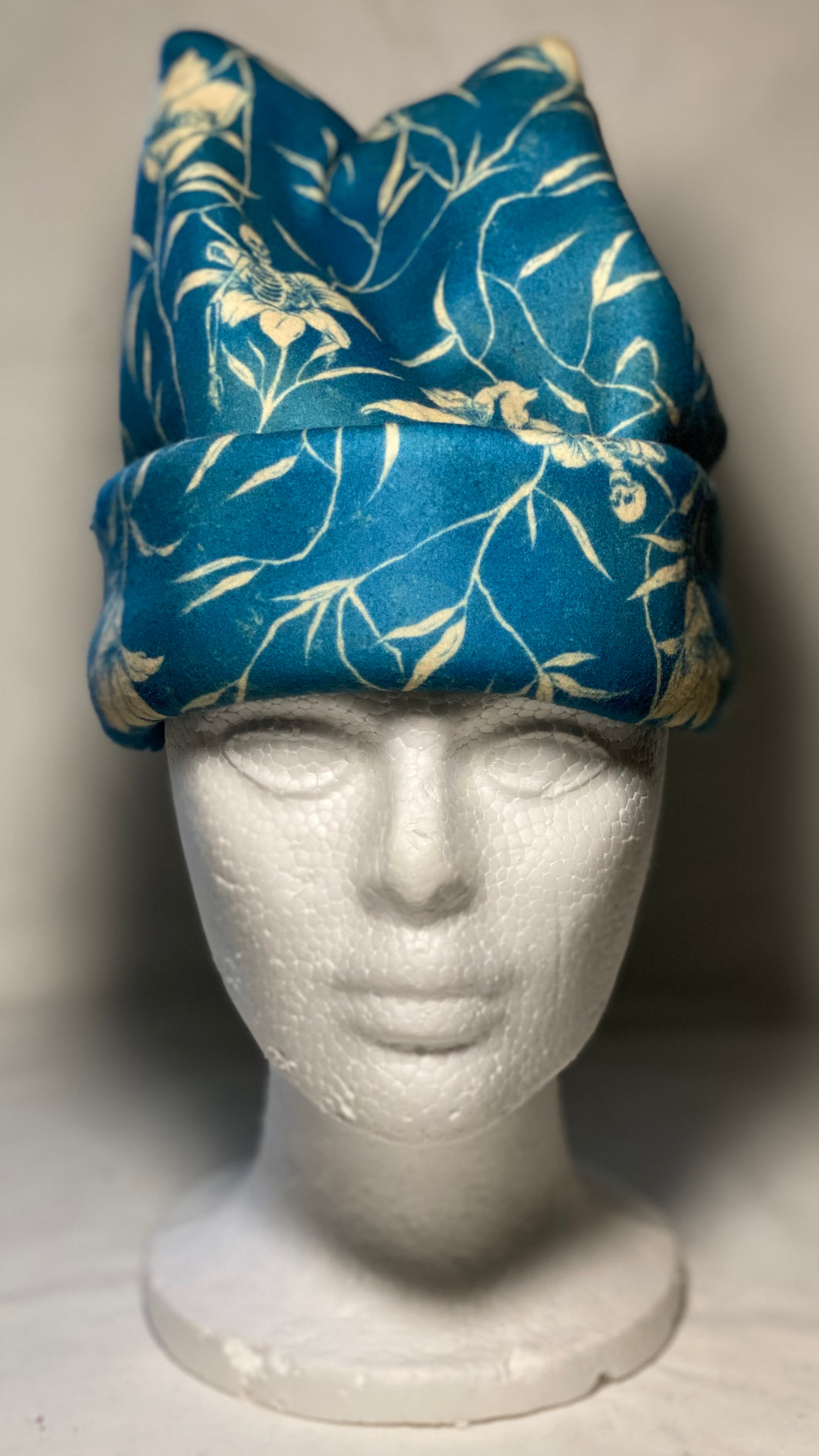 Skeletal Bloom Fleece Hat