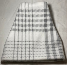 Load image into Gallery viewer, White Plaid Fleece Hat
