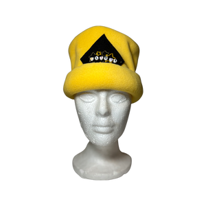 Yellow Diamonds Fleece Hat