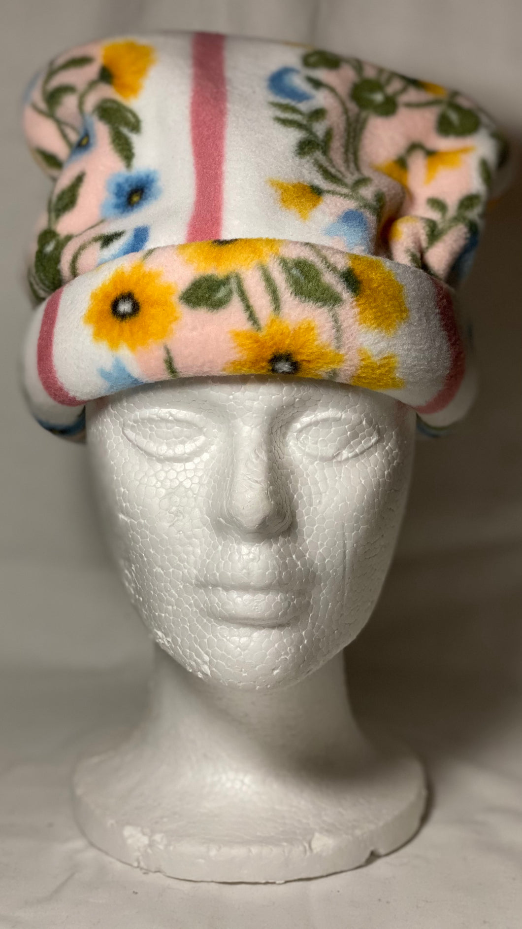 Floral Streamliner Fleece Hat