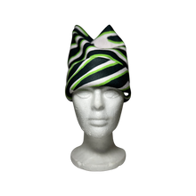Load image into Gallery viewer, Lime Zebra Fleece Hat