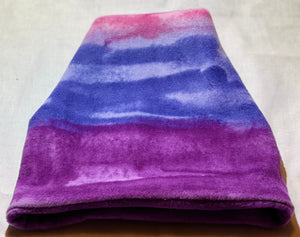 Purple Blue Fade Fleece Hat