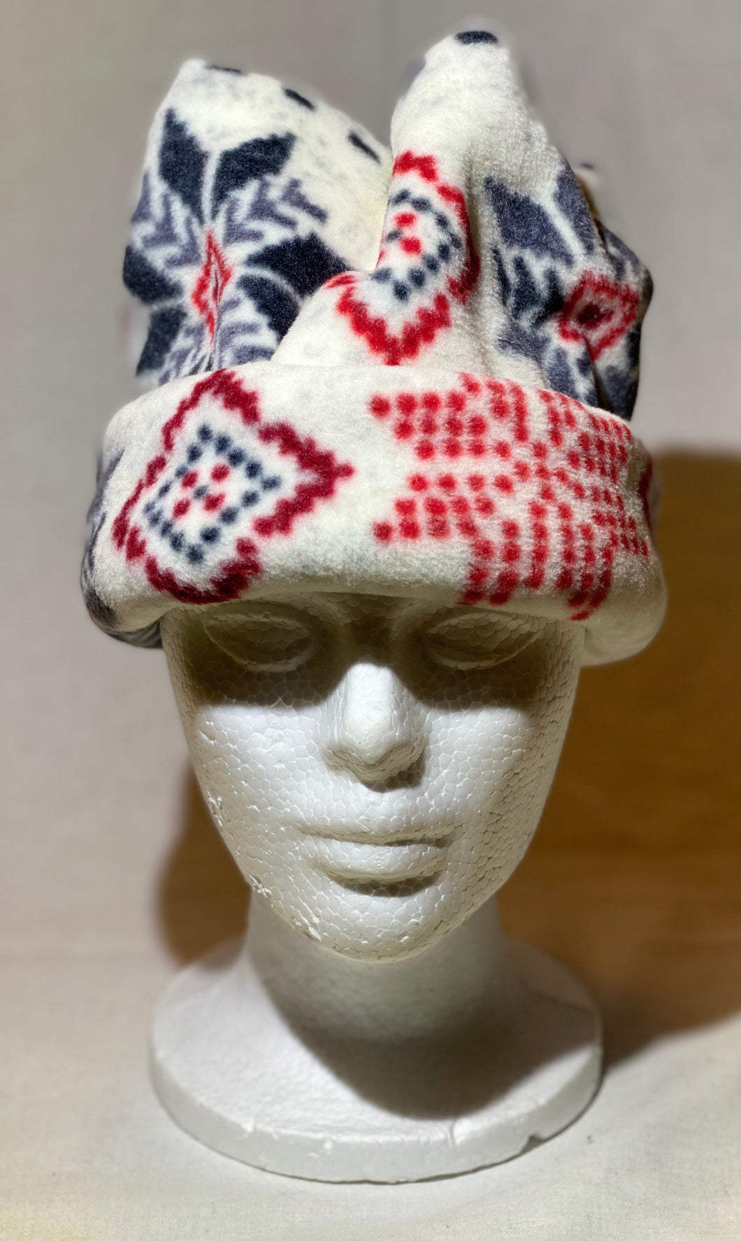 Winter Print Fleece Hat