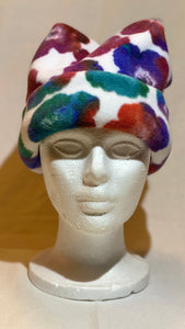 Colorful Flowers Fleece Hat