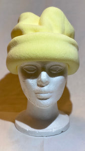 Pale Yellow Fleece Hat