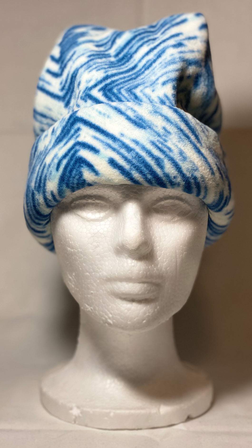 Blue Lines Fleece Hat