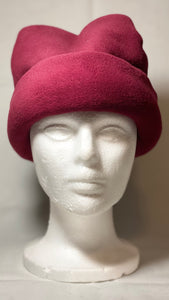 Maroon Fleece Hat