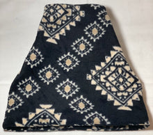 Load image into Gallery viewer, Black Aztec Fleece Hat